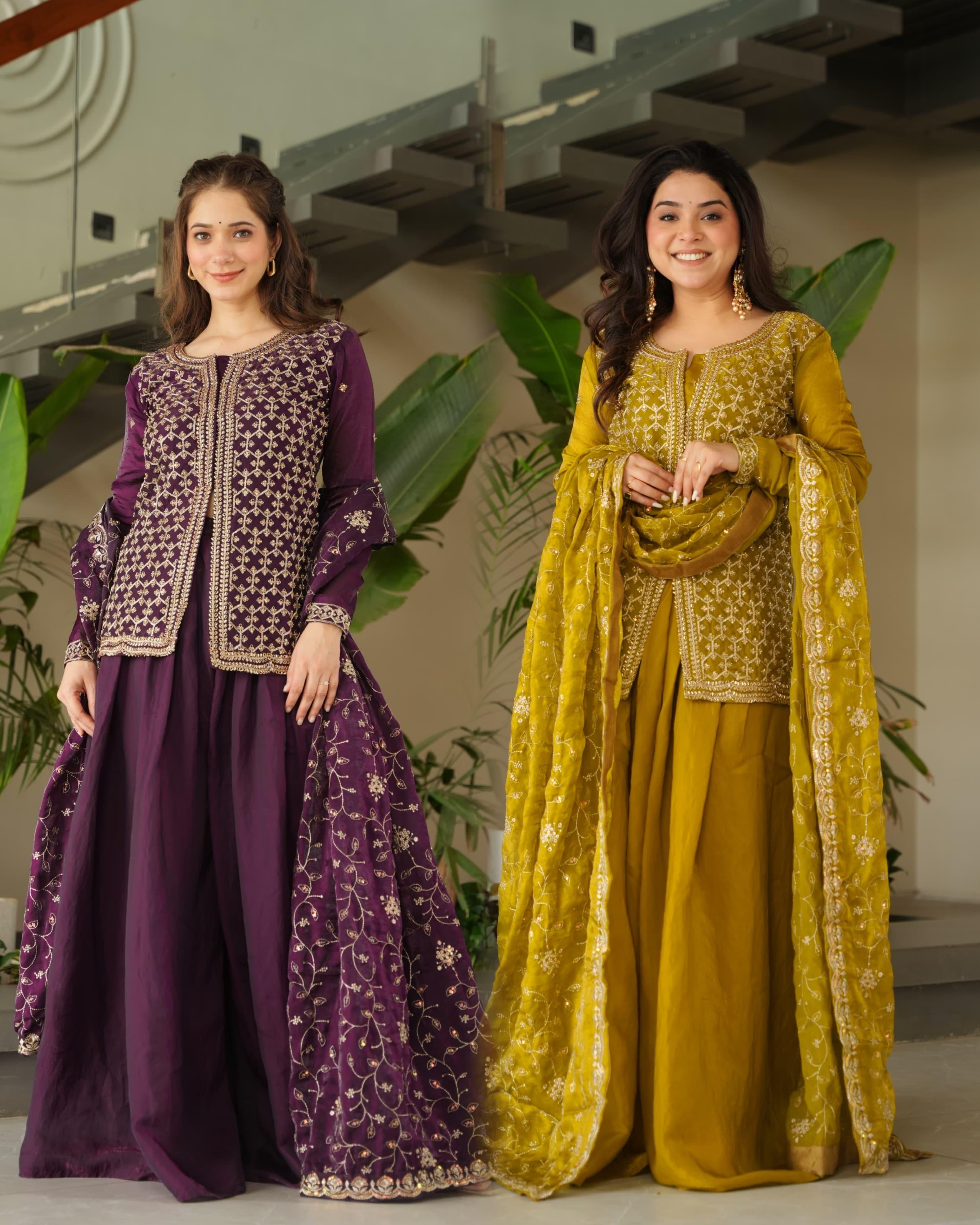 Indo western sarara